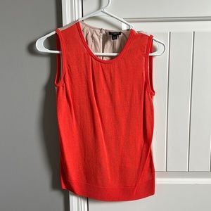 Ann Taylor sweater tank with lace detail